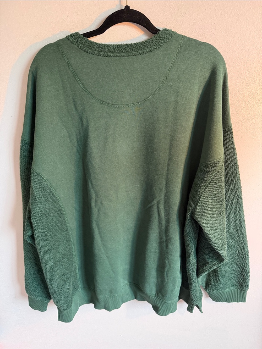 Aerie Woman's Forest Green Crewneck Sweatshirt Size XL NWT - Picture 4 of 5